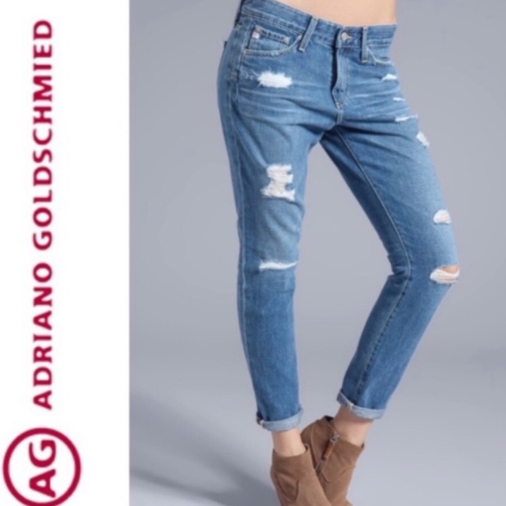 Ag Adriano Goldschmied beau slouchy skinny jeans